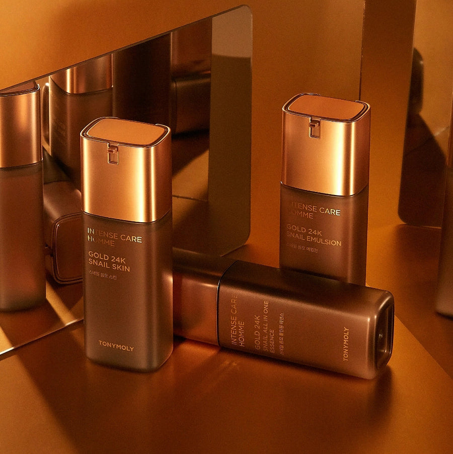 TONYMOLY Intense Care Gold 24K Snail Homme 2 Pieces Set