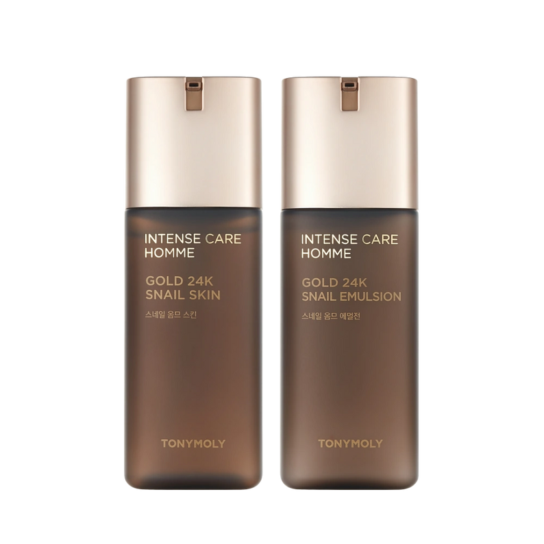 TONYMOLY Intense Care Gold 24K Snail Homme 2 Pieces Set