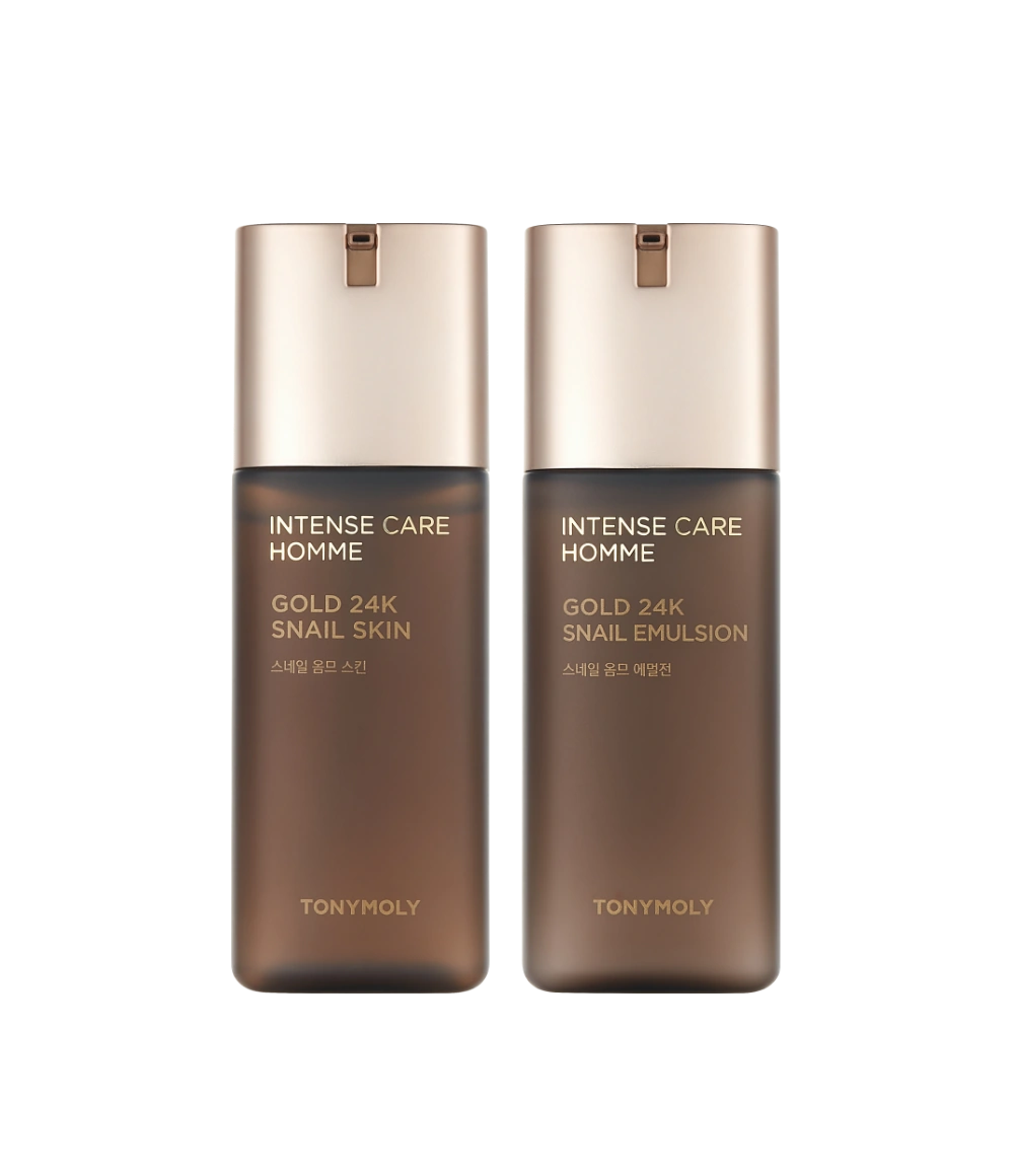 TONYMOLY Intense Care Gold 24K Snail Homme 2 Pieces Set