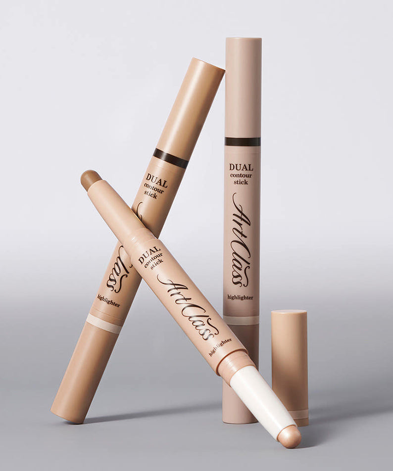 TOO COOL FOR SCHOOL Art Class By Rodin Dual Contour Stick 1.1g, sticks contour et illuminateur Rodin sur fond clair