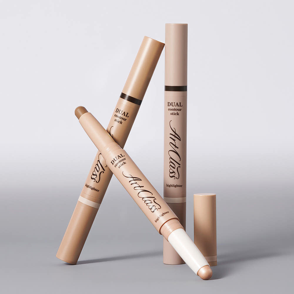 TOO COOL FOR SCHOOL Art Class By Rodin Dual Contour Stick 1.1g, sticks contour et illuminateur Rodin sur fond clair