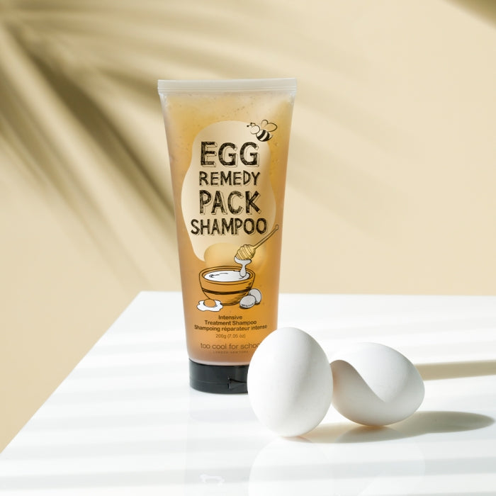 TOO COOL FOR SCHOOL Egg Remedy Pack Shampoo 200ml disponible sur Ma petite Coree, ton Eshop 100% K-beauty en direct de Seoul