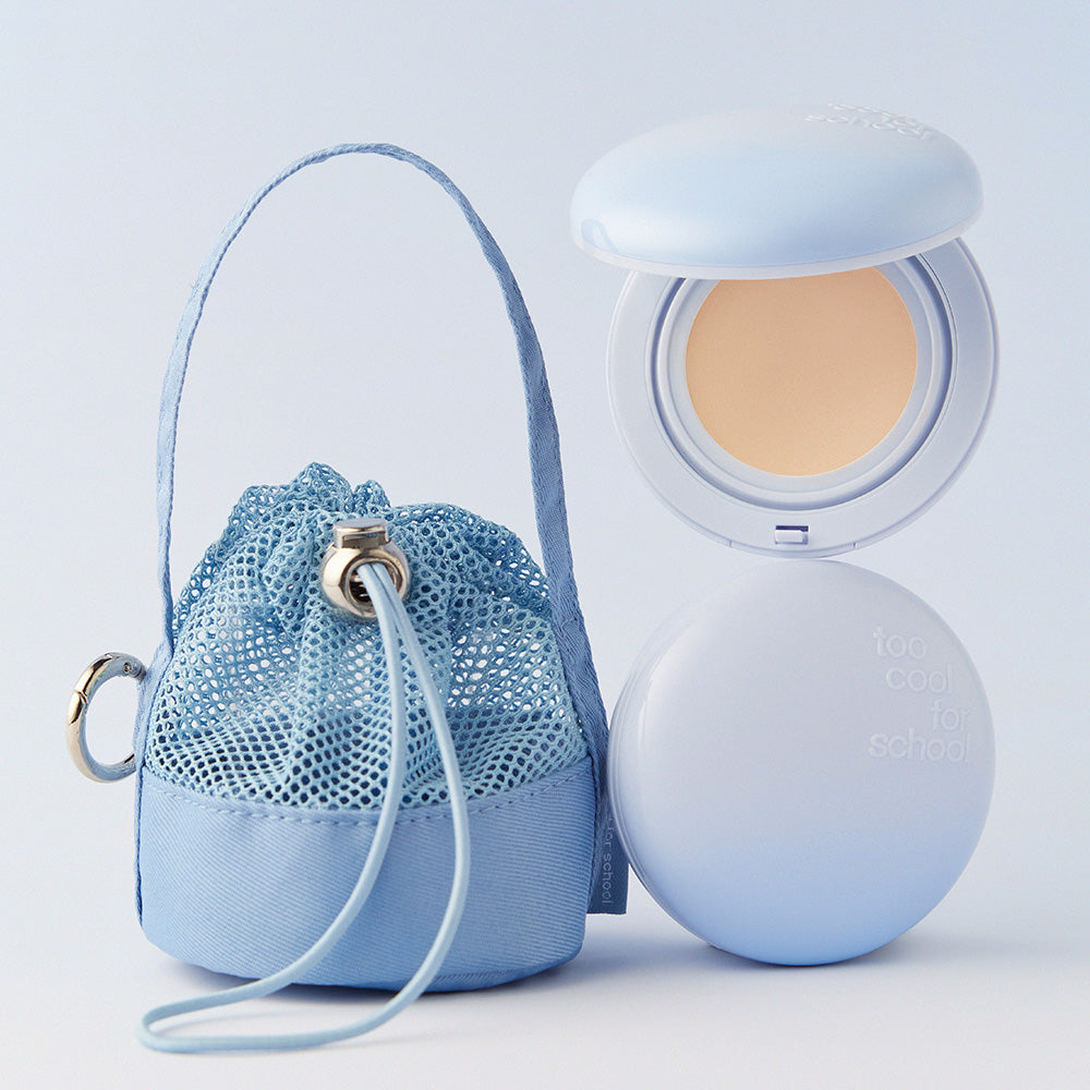 TOO COOL FOR SCHOOL Air Fit Cushion [Main Product + Refill] (+Mesh Pouch)