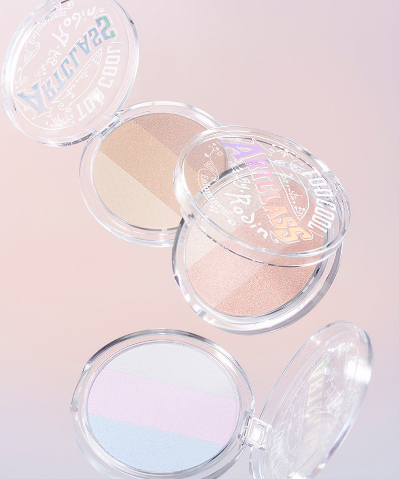 Palette de maquillage TOO COOL FOR SCHOOL Art Class By Rodin Highlighter avec poudres irisées pour un éclat lumineux.