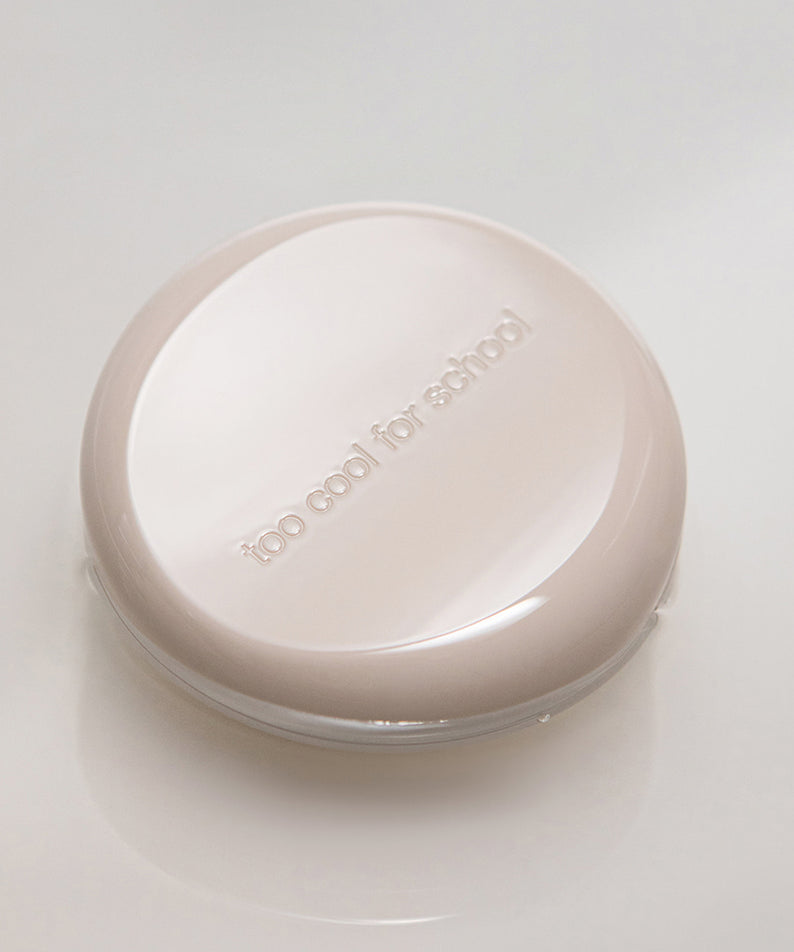 TOO COOL FOR SCHOOL Fixing Dew Cushion [Main Product + Refill] emballage élégant sur fond blanc