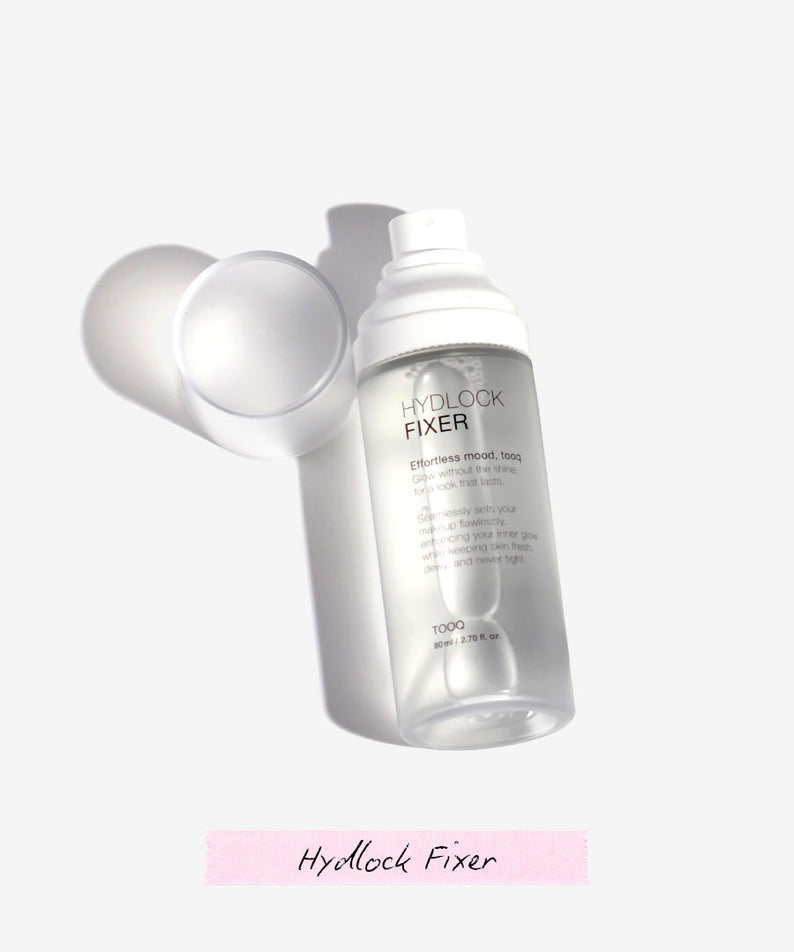 TOOQ Hydrock Fixer 80ml, flacon blanc sur fond clair, produit de la marque TOOQ présenté en studio.
