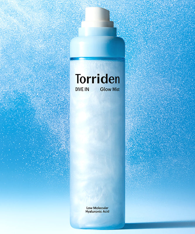TORRIDEN Dive-in Low Molecular Hyaluronic Acid Cream Mist 120ml de la marque Torriden, flacon sur fond bleu