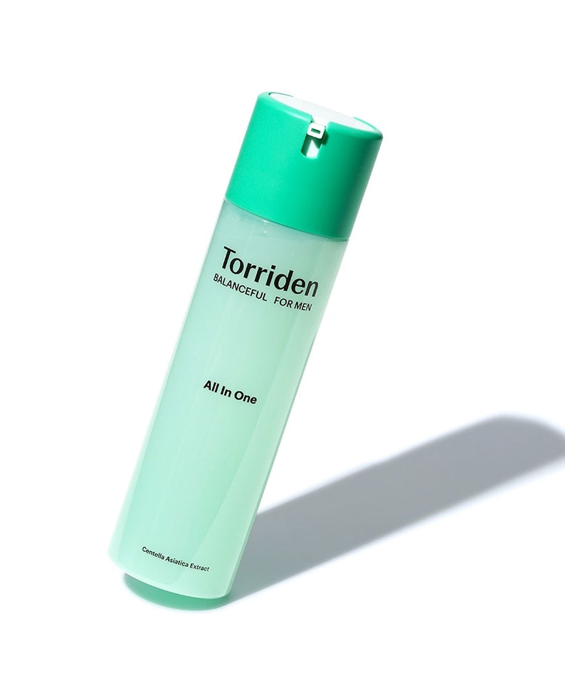 TORRIDEN Balanced For Men Cica Fresh All-in-One 200g, soin hydratant multifonction pour hommes, flacon vert