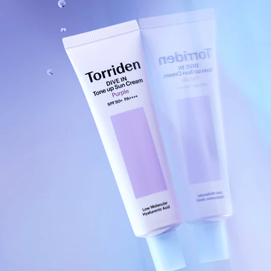 TORRIDEN Dive In Tone Up Sun Cream Purple 50+PA++++ 60ml
