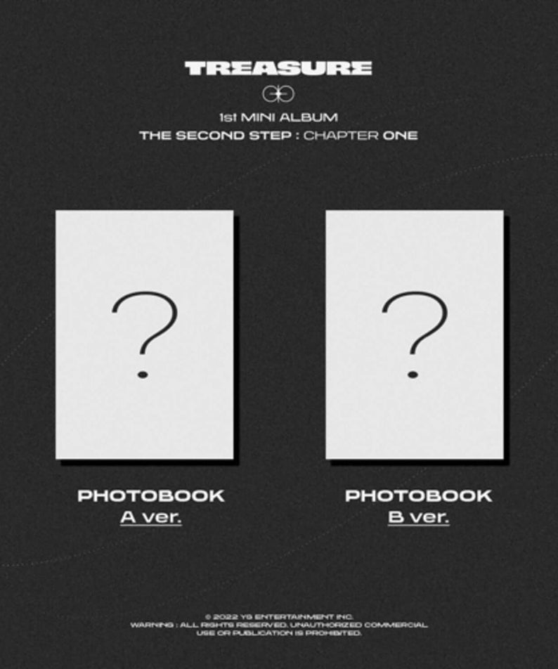 TREASURE - 1st MINI ALBUM [THE SECOND STEP : CHAPTER ONE] (PHOTOBOOK ver.) (SET) Album Kpop, photo de deux photobooks