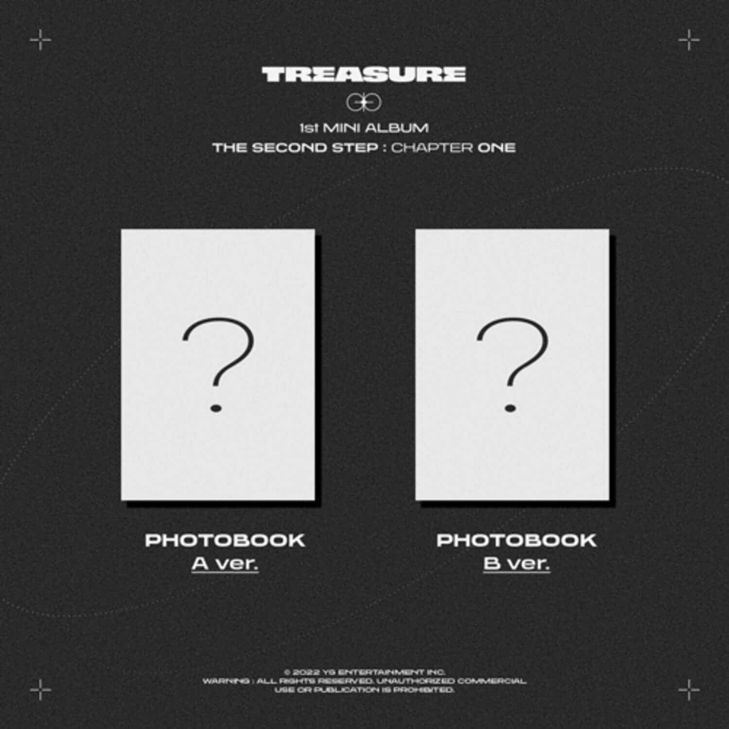 TREASURE - 1st MINI ALBUM [THE SECOND STEP : CHAPTER ONE] (PHOTOBOOK ver.) (SET) Album Kpop, photo de deux photobooks
