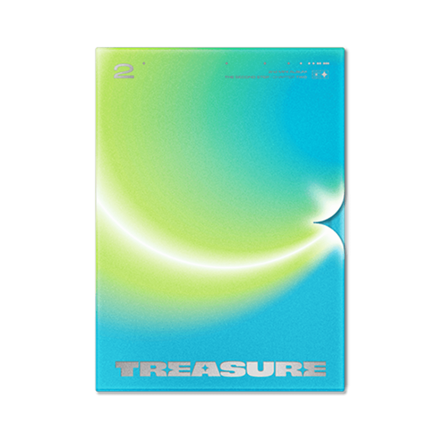 TREASURE - 2nd MINI ALBUM [THE SECOND STEP : CHAPTER TWO] (PHOTOBOOK ver.) (LIGHT GREEN ver.) : jaquette vert/bleu