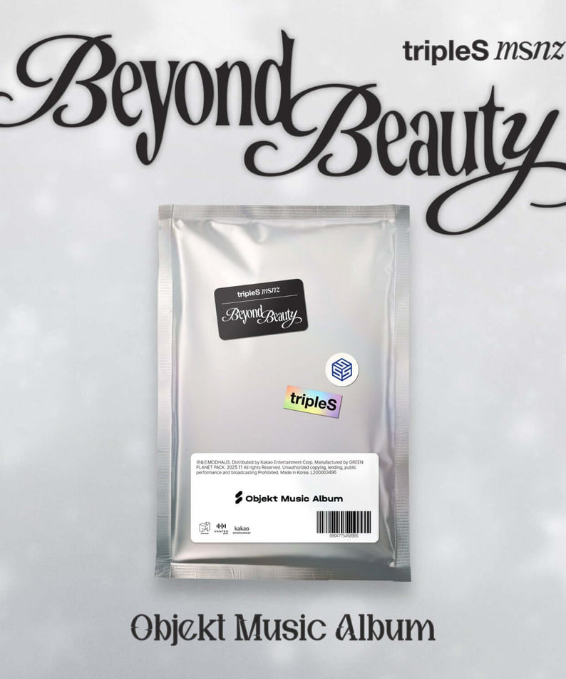 TRIPLES - [msnz <Beyond Beauty>] (Objekt Music Album ver.) - Album Kpop : pochette Beyond Beauty sur fond blanc