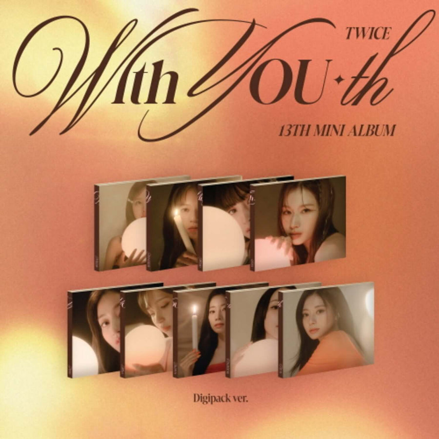 TWICE - 13th Album [With YOU-th] With YOU-th (Digipack Ver.) (Random 1 of 9) - Album Kpop