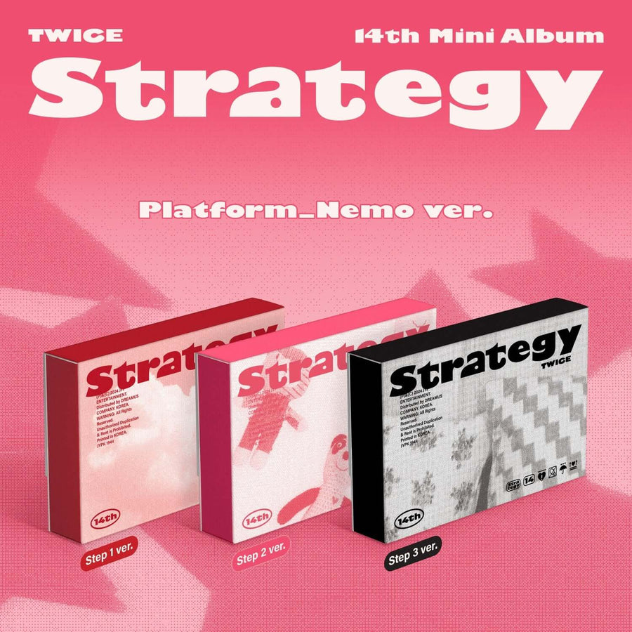 TWICE - 14th Mini Album [STRATEGY] (Platform_Nemo ver) (Random 1 of 3) - Album Kpop