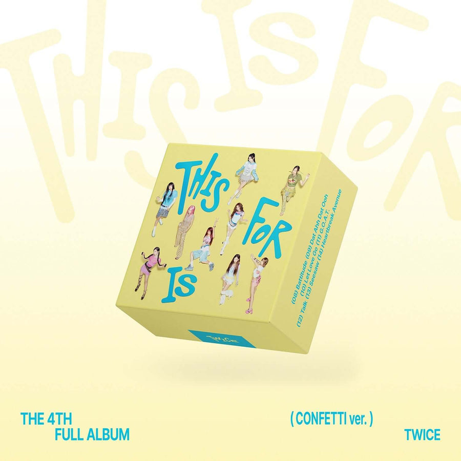 TWICE - 4th Album [THIS IS FOR] (CONFETTI ver.) - Album Kpop