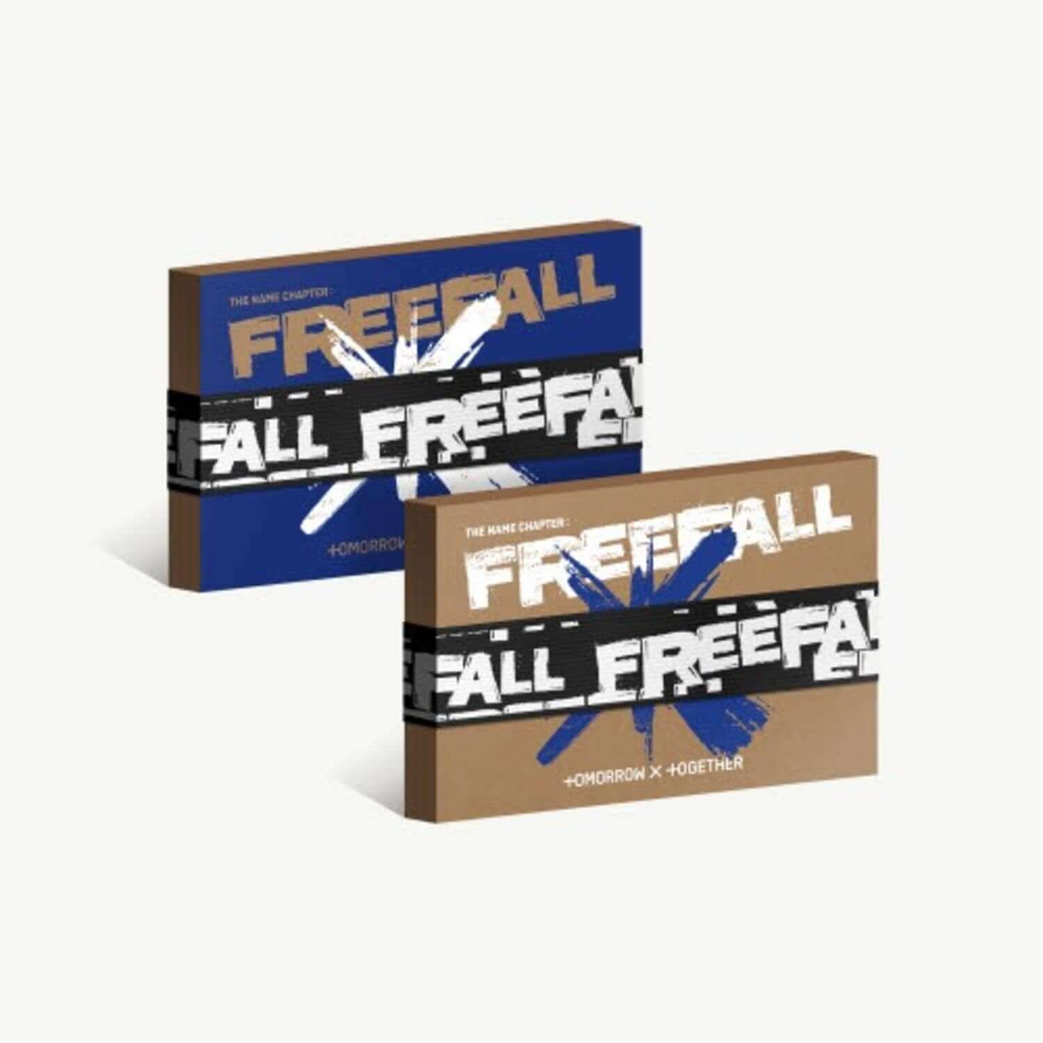 TXT - [ : FREEFALL] (Weverse Albums Ver.) (Random 1 of 2) - album Kpop, coffret imprimé FREEFALL, visuel duo (avant/arrière)
