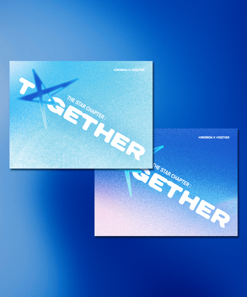 TXT - [ : TOGETHER] (Weverse Albums ver.) (Random 1 of 2) - Album Kpop, pack bleu avec visuel THE STAR CHAPTER