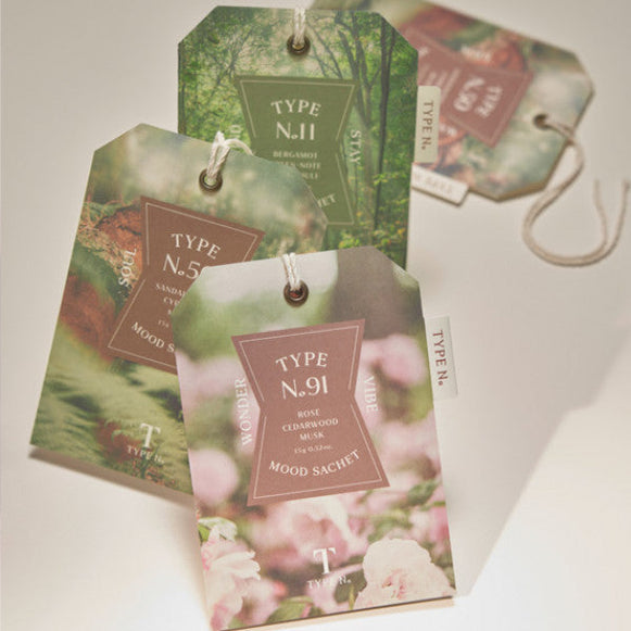 TYPE NO. Mood Perfum Sachet disponible sur Ma petite Coree, ton Eshop 100% K-beauty en direct de Seoul