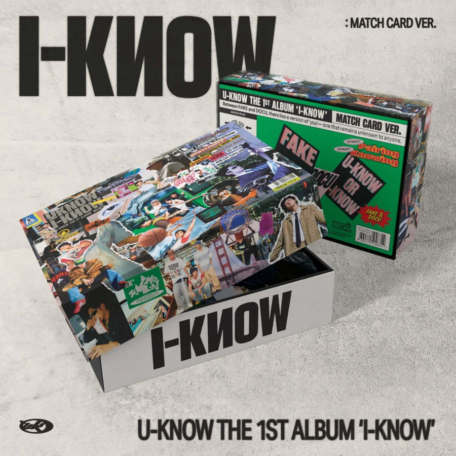 U-KNOW YUNHO - 1st Album [I-KNOW] (Match Card Ver.)(Smart Album) - Album Kpop