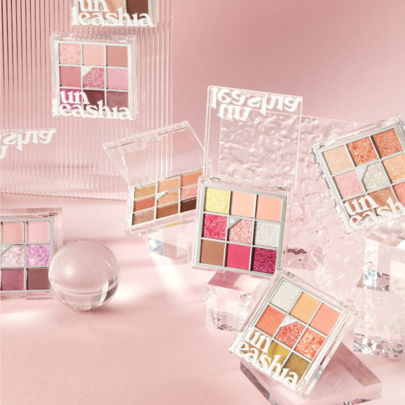 UNLEASHIA Glitterpedia Eye Palettes (#01 To #07) disponible sur Ma petite Coree, ton Eshop 100% K-beauty en direct de Seoul
