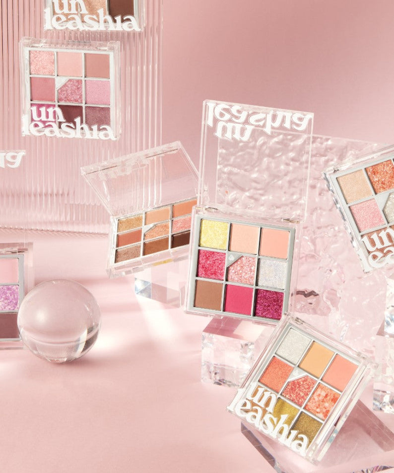 UNLEASHIA Glitterpedia Eye Palettes (#01 To #07) disponible sur Ma petite Coree, ton Eshop 100% K-beauty en direct de Seoul