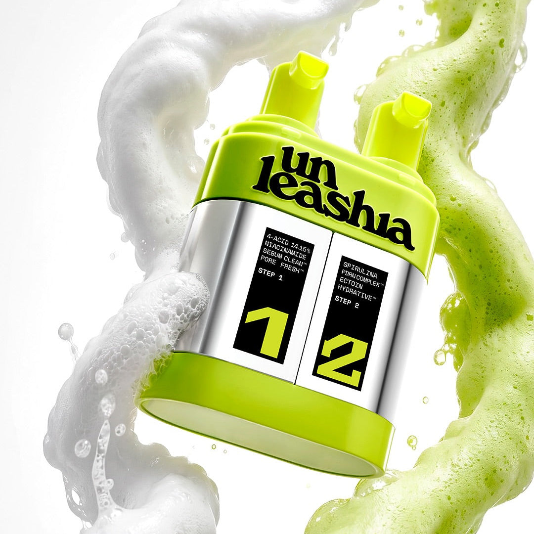 UNLEASHIA Two-Step Zero Pore Overnight Bubble Mask