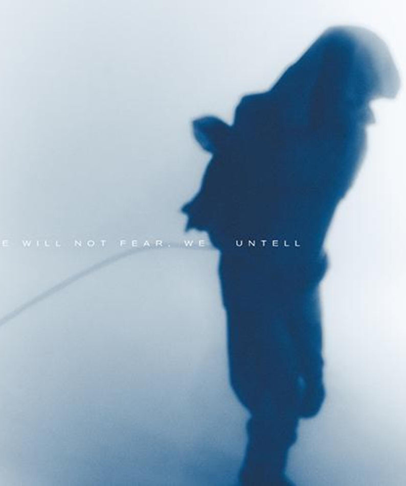 UNTELL - [HUMAN, THE ALBUM] - Album Kpop, visuel en silhouette bleue sur fond clair, ambiance live/album.