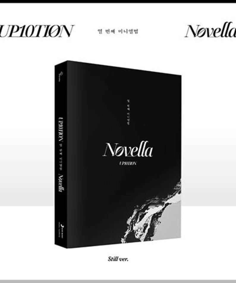 UP10TION - [Novella] (Still Ver.) - Album Kpop : couverture noire “Novella”, vue produit sur fond blanc, Still ver.