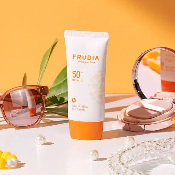 FRUDIA Vitality Tone-Up Base Sunscreen/Ultra-Adhesive Base 50g