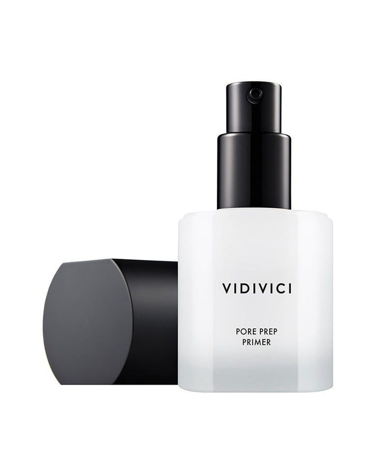 Flacon de VIDIVICI Pore Prep Primer 30ml, soin préparateur de pores haut de gamme.