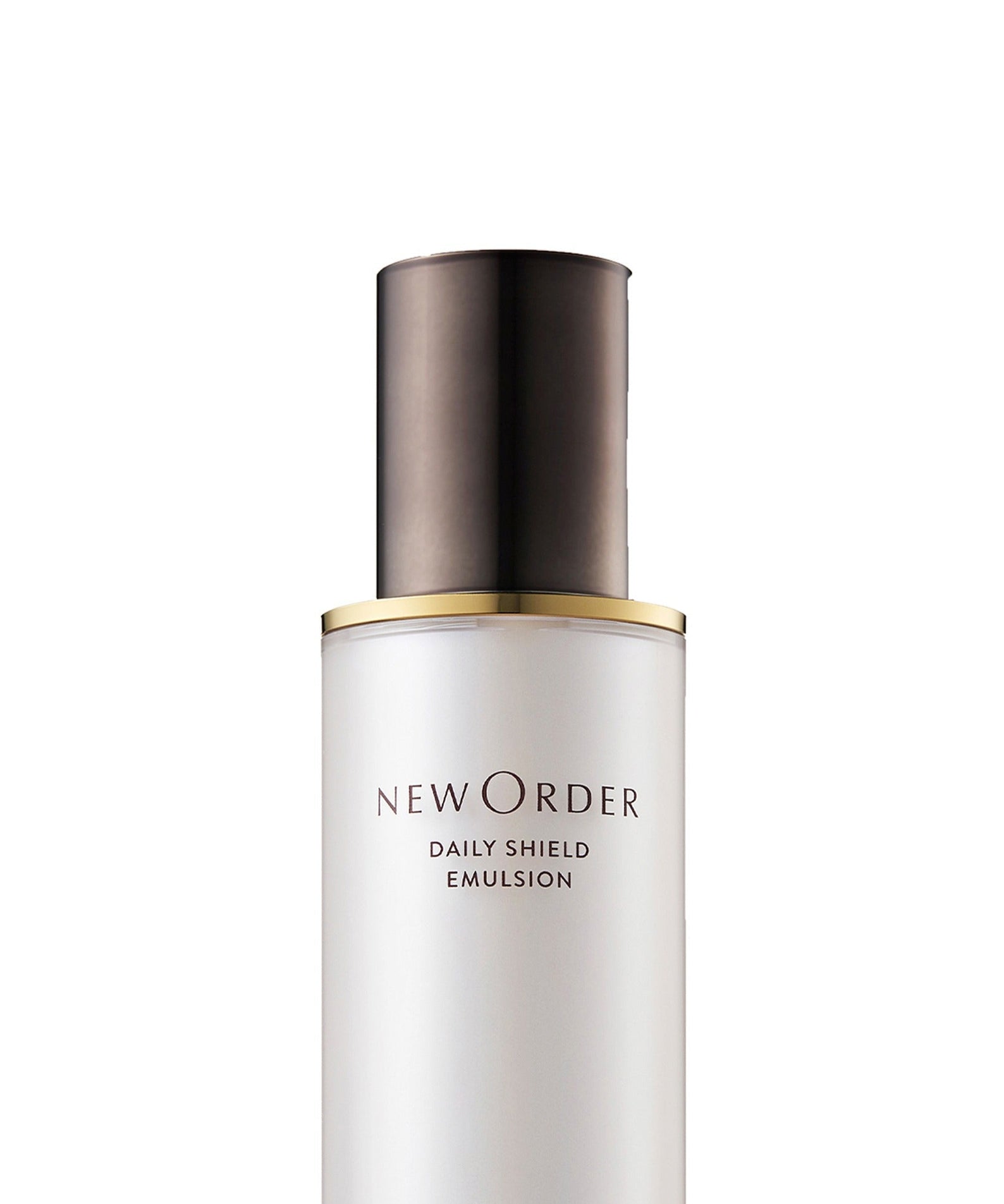 Flacon de VIDIVICI New Order Daily Shield Emulsion 50ml en gros plan, idéal pour le soin quotidien de la peau.