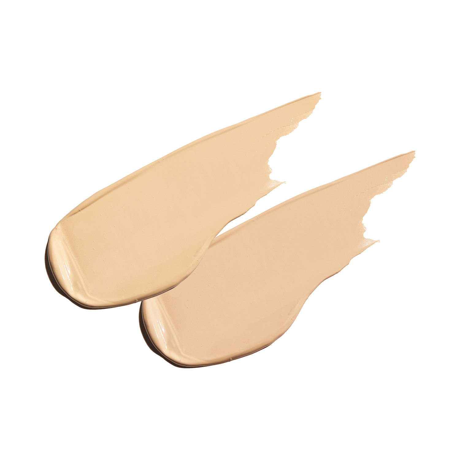 VT COSMETICS Riddle Shot Synergy Cushion 15g : maquillage crème beige sur fond blanc, texture en cuillères.