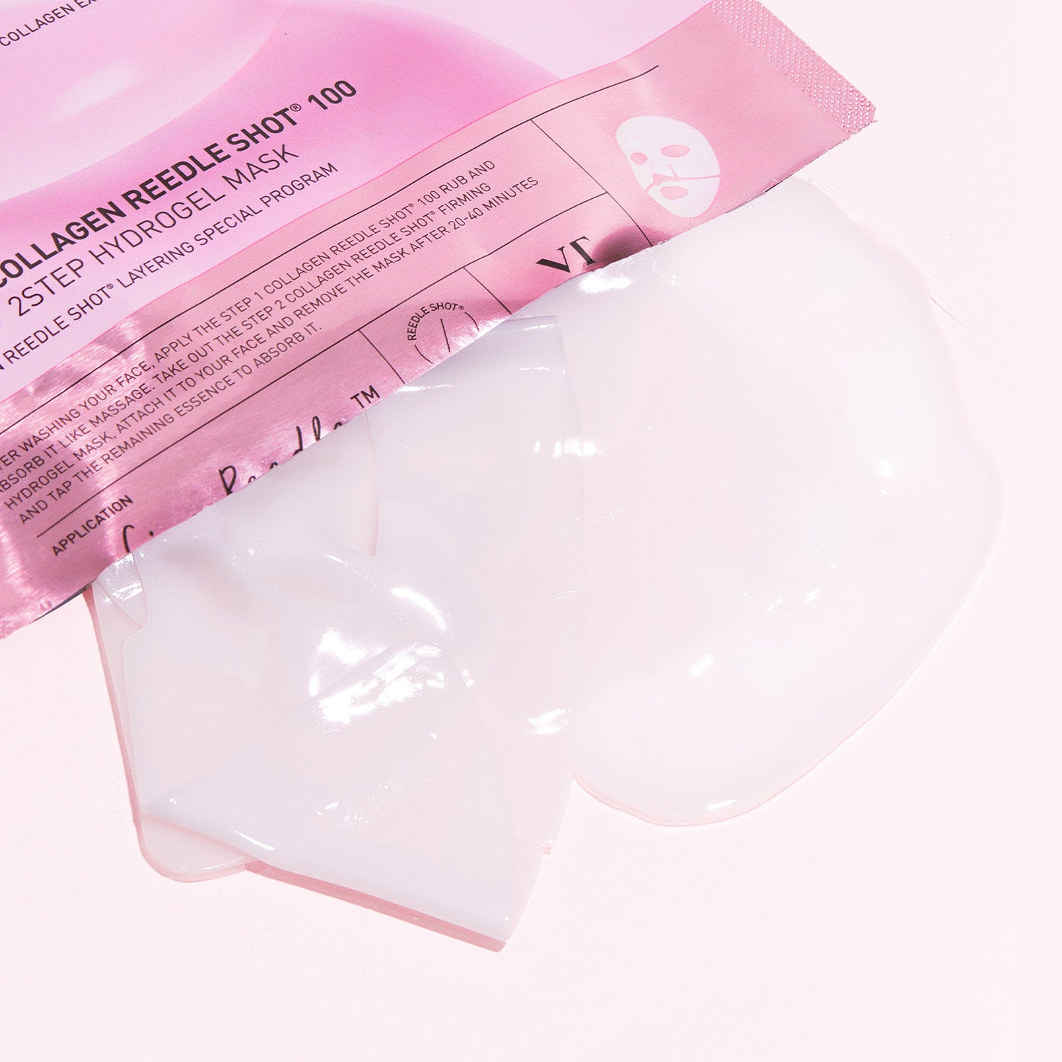 VT COSMETIC  Collagen Riddle Shot 100 2-Step Hydrogel Mask (4 sheets)