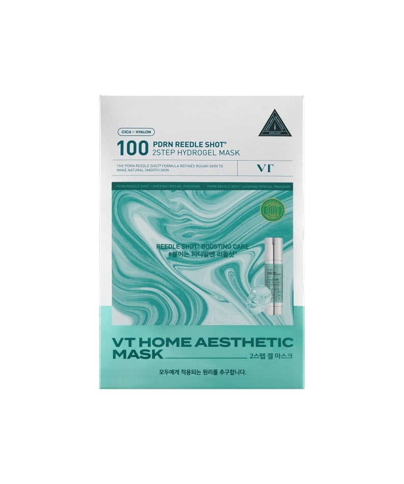 VT COSMETIC Riddle Shot 100 2 Step Hydrogel Mask 5 Sheets - Masque hydratant efficace en deux étapes