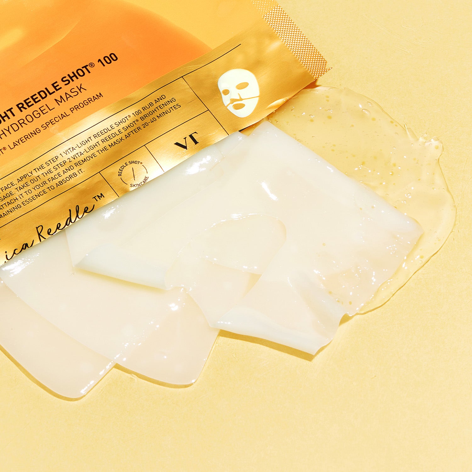 VT COSMETIC  Vita-Lite Riddle shot 100 2-Step Hydrogel Mask (4 sheets)