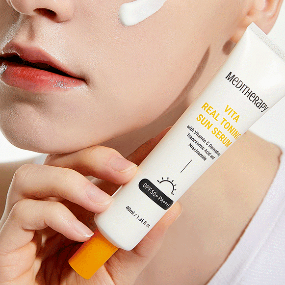 MEDITHERAPY Vita Real Toning Sun Serum 40ml disponible sur Ma petite Coree, ton Eshop 100% K-beauty en direct de Seoul