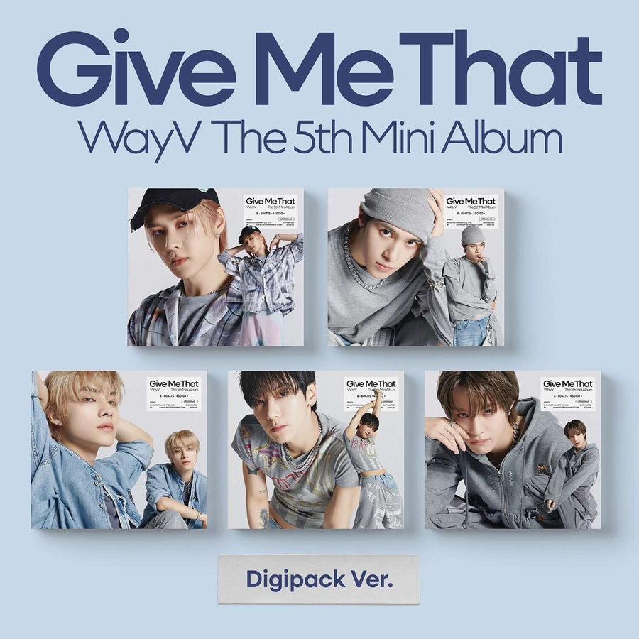 WAYV - 5th Album [Give Me That] (Digipack Ver.) (Set of 5) - Album Kpop