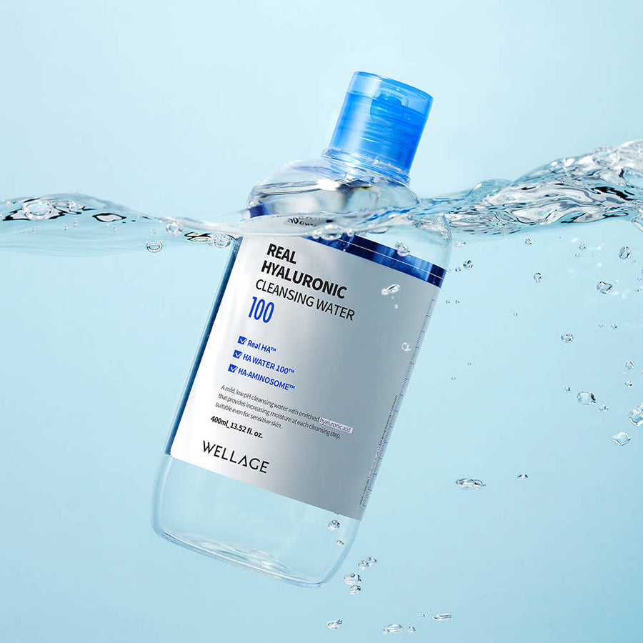 WELLAGE  Real Hyaluronic Cleansing Water 400ml