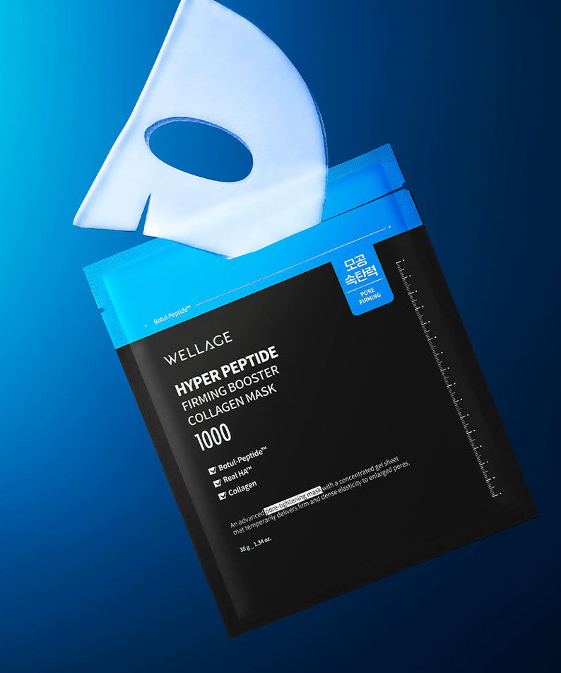 WELLAGE  Hyper Peptide Firming Booster Collagen Mask 38g x 5 sheets