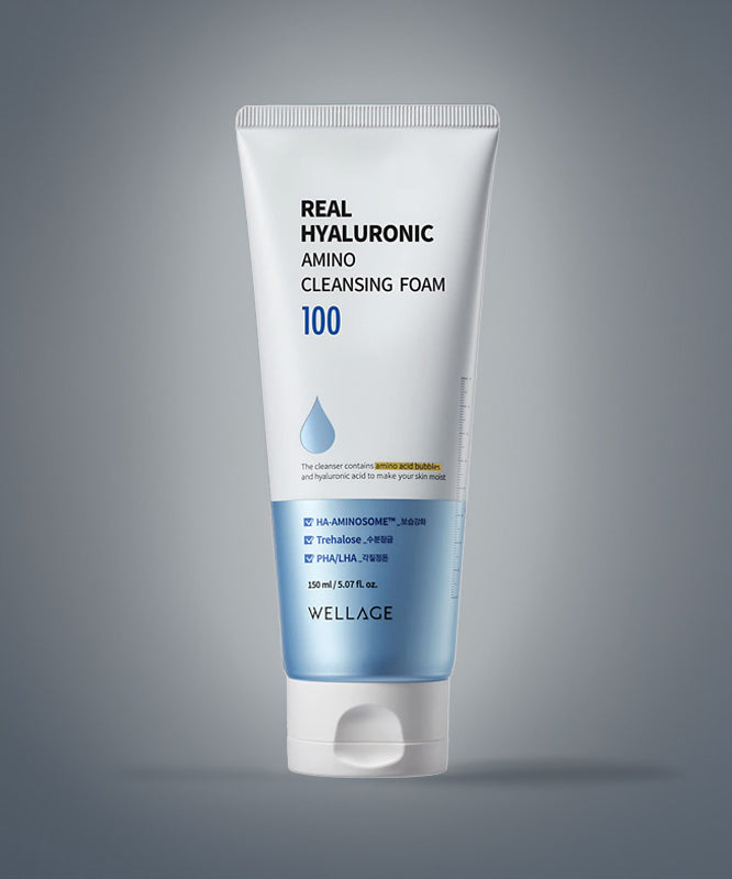 WELLAGE  Real Hyaluronic Amino Cleansing Foam 150ml