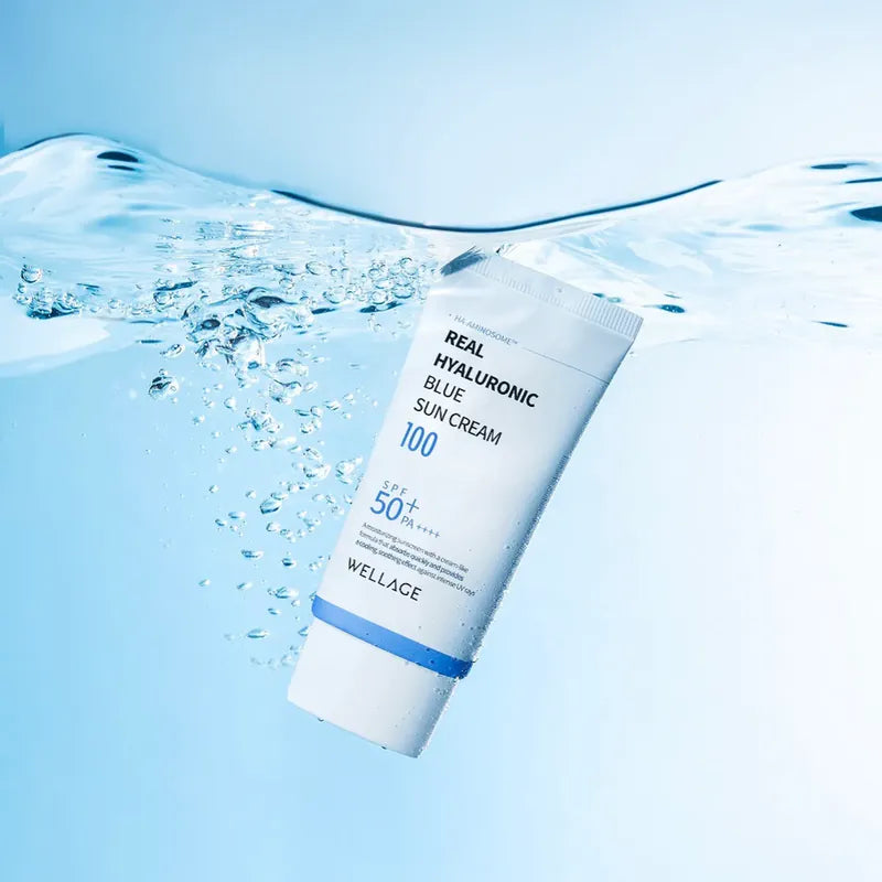 WELLAGE  Real Hyaluronic Blue Sunscreen 50ml