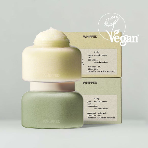 WHIPPED Vegan Pack Scrub 210g disponible sur Ma petite Coree, ton Eshop 100% K-beauty en direct de Seoul