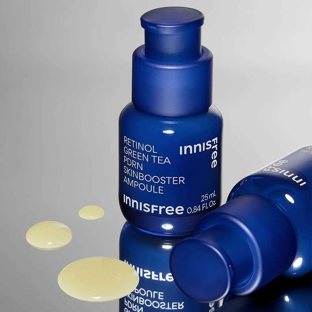 INNISFREE Retinol Green Tea PDRN Skin Booster Ampoule