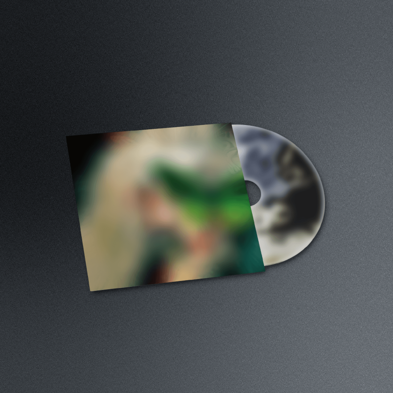 XG - 2nd Mini Album [AWE] (Solo ver. JURIN) - Album Kpop : couverture disque photo artistique floue, style pop sur fond gris