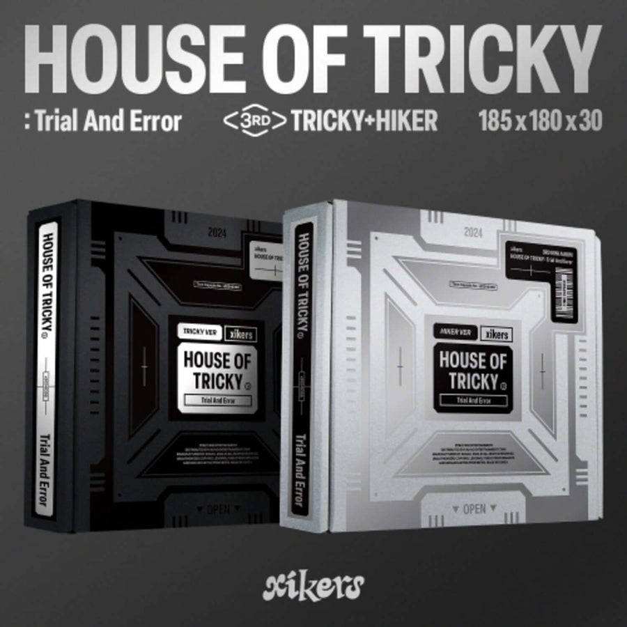 XIKERS - 3RD MINI ALBUM [HOUSE OF TRICKY : Trial And Error] (Set of 2) - Album Kpop