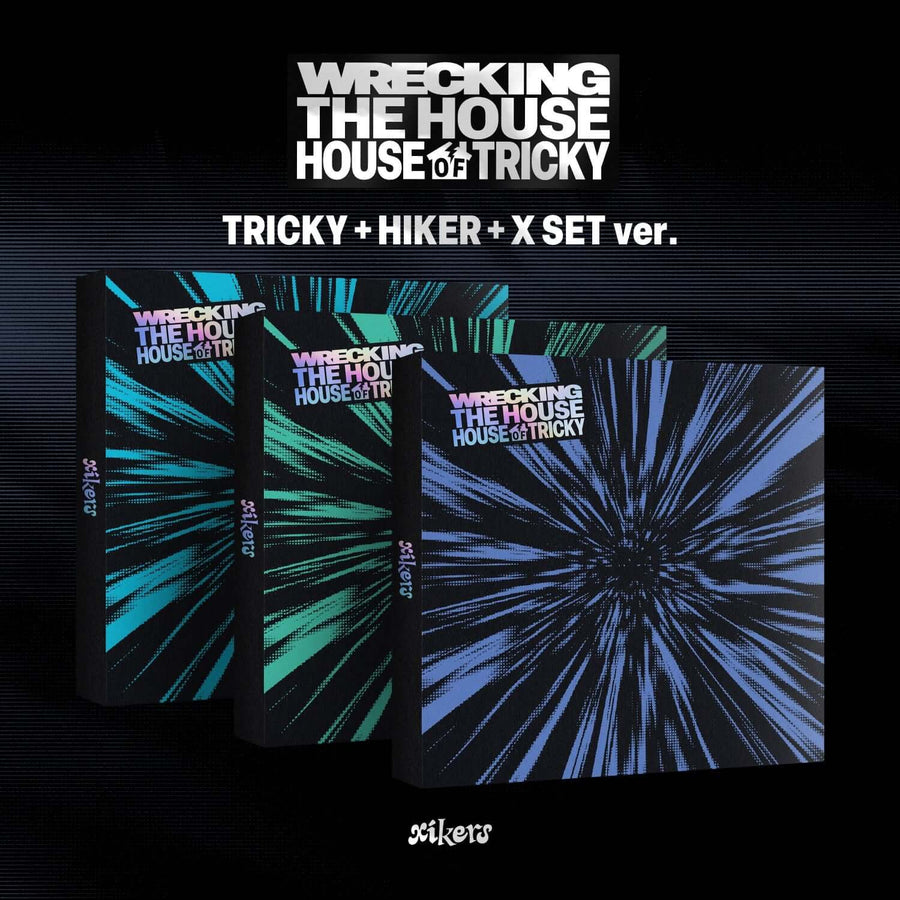 XIKERS - 6TH MINI ALBUM [HOUSE OF TRICKY : WRECKING THE HOUSE] (Set of 3) - Album Kpop
