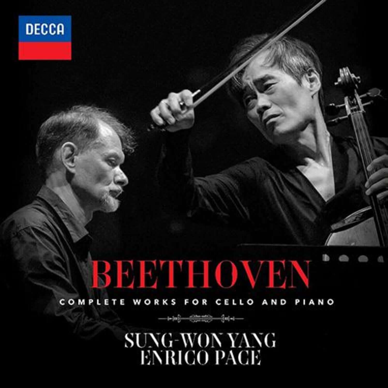 YANG SUNGWON - [: ] - Album Kpop, pochette DECCA avec musiciens jouant du violoncelle sur scène, visuel concert