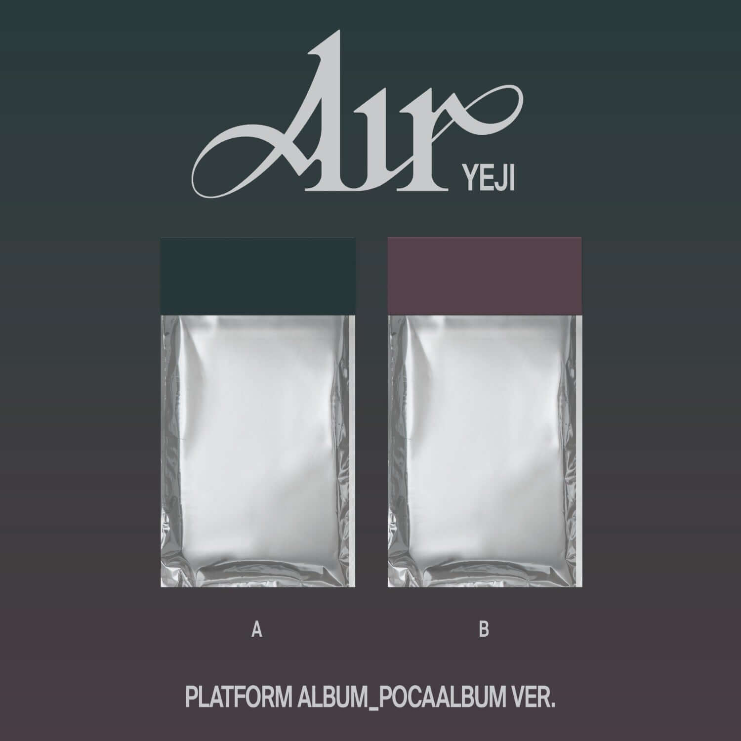 YEJI (ITZY) - 1st Album YEJI [Air] (PLATFORM ALBUM_POCAALBUM VER.) (Random) : pack album Kpop, visuel A/B plateforme