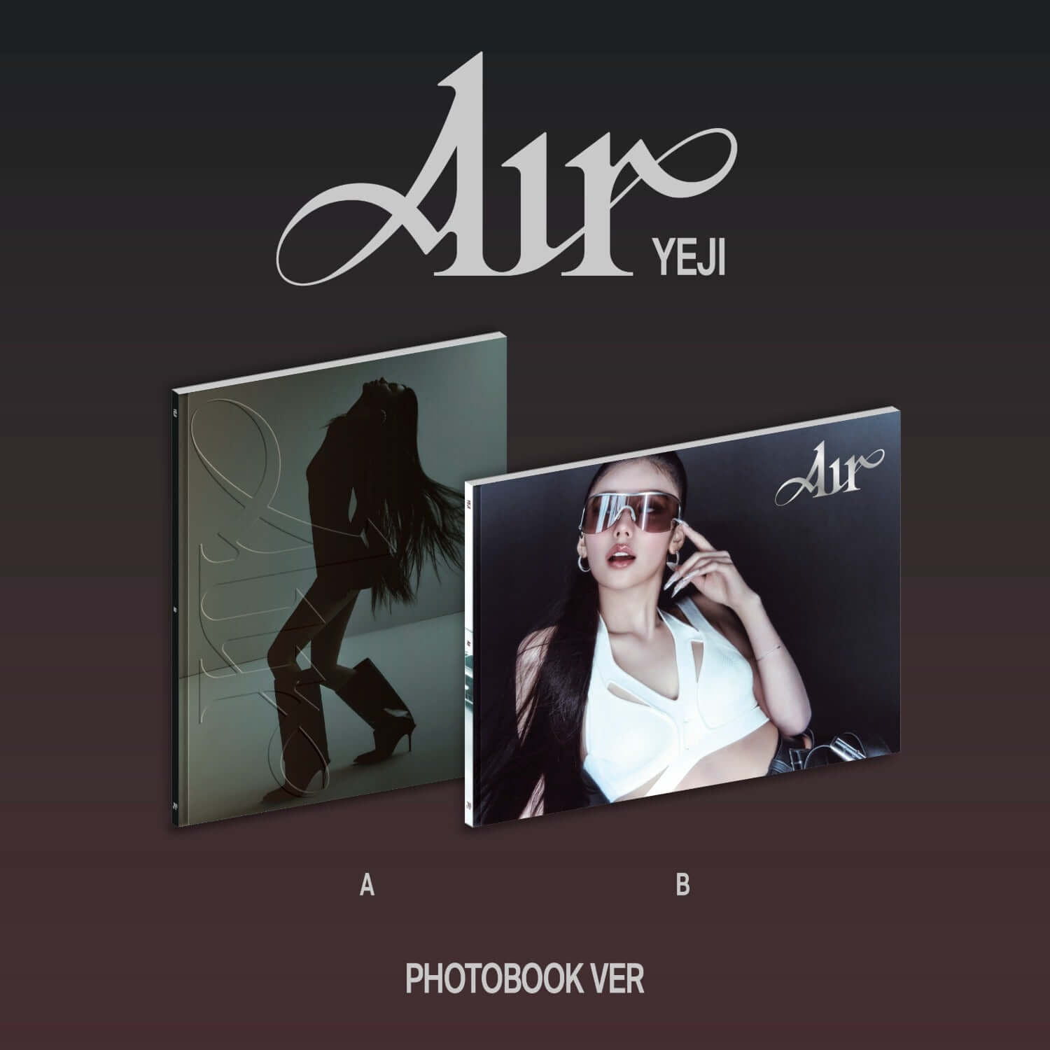 YEJI (ITZY) - 1st Album YEJI [Air] (Photobook Ver.) (Standard) (Random) - Album Kpop : cover “Air” avec YEJI, design photo